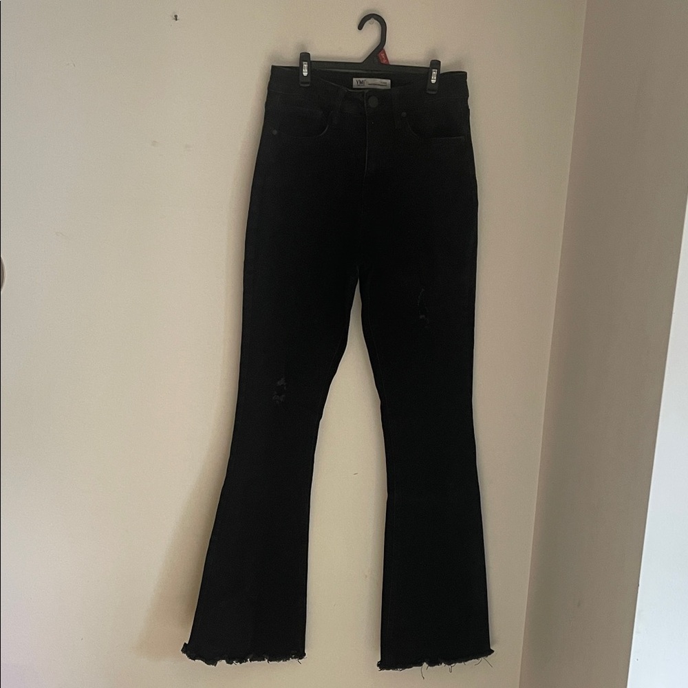 YMI Dream High Rise Flare Black jeans 9/29